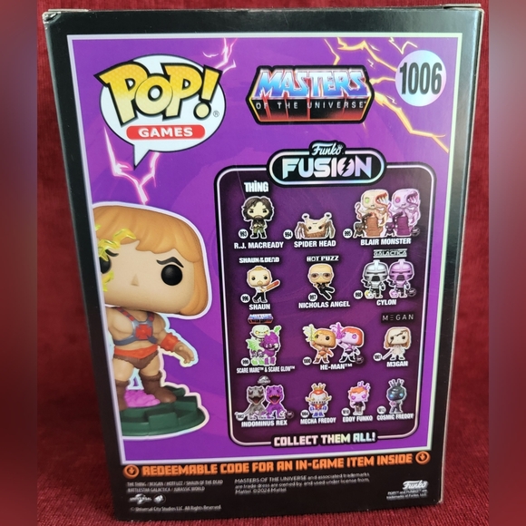 He-man funko fusion chase pop # 1006 (nib) With pop protector - Picture 7 of 7
